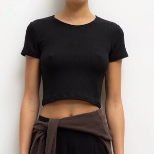 NWT Lauren Crop Tee